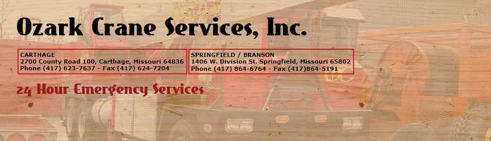 Ozark Crane Services, Inc