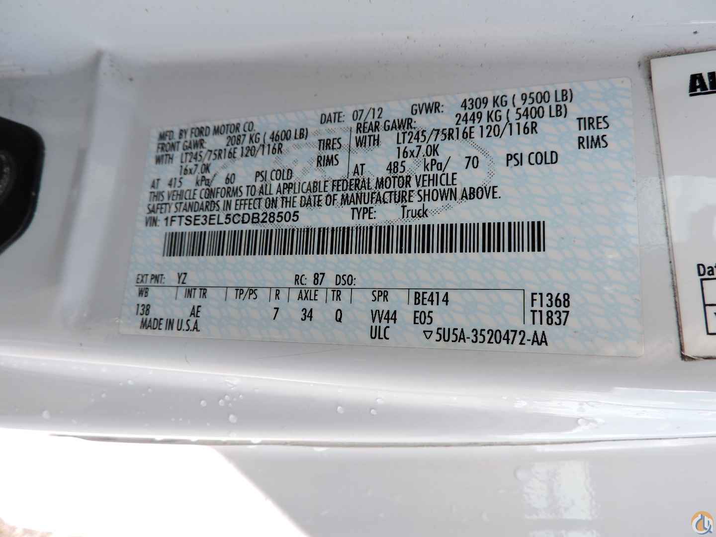 2012 DUR-A-LIFT DVS 29TS Bucket/Service Truck Crane for Sale in Hodgkins Illinois Crane Network image 6