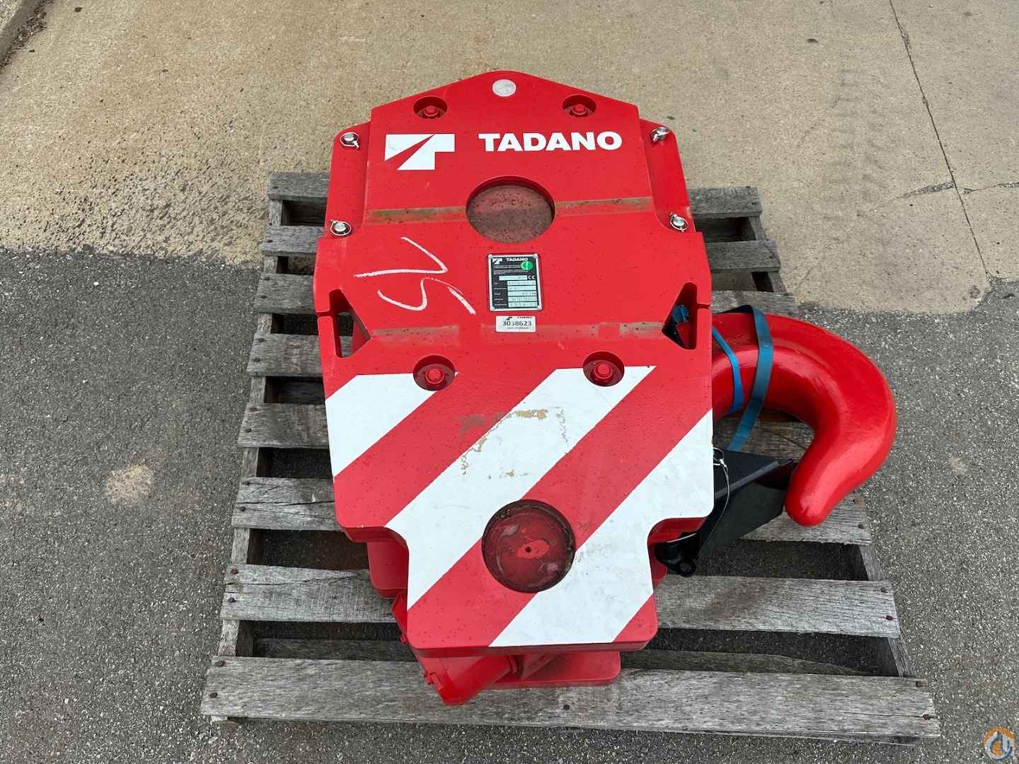 3-sheave, 80 ton, 21mm hook block, NEW Hook Block Part for Sale in Solon Ohio Crane Network image 0