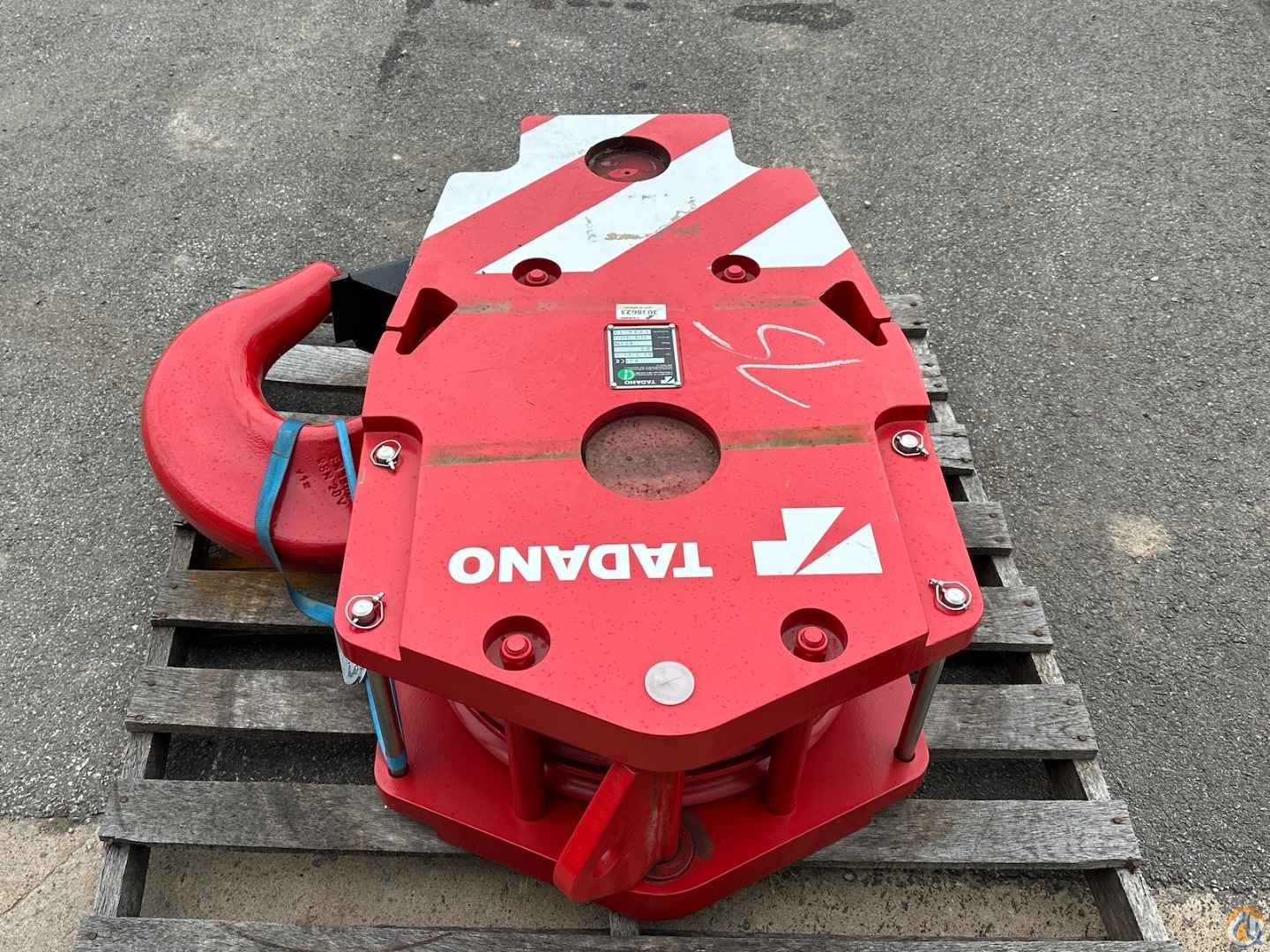 3-sheave, 80 ton, 21mm hook block, NEW Hook Block Part for Sale in Solon Ohio Crane Network image 1