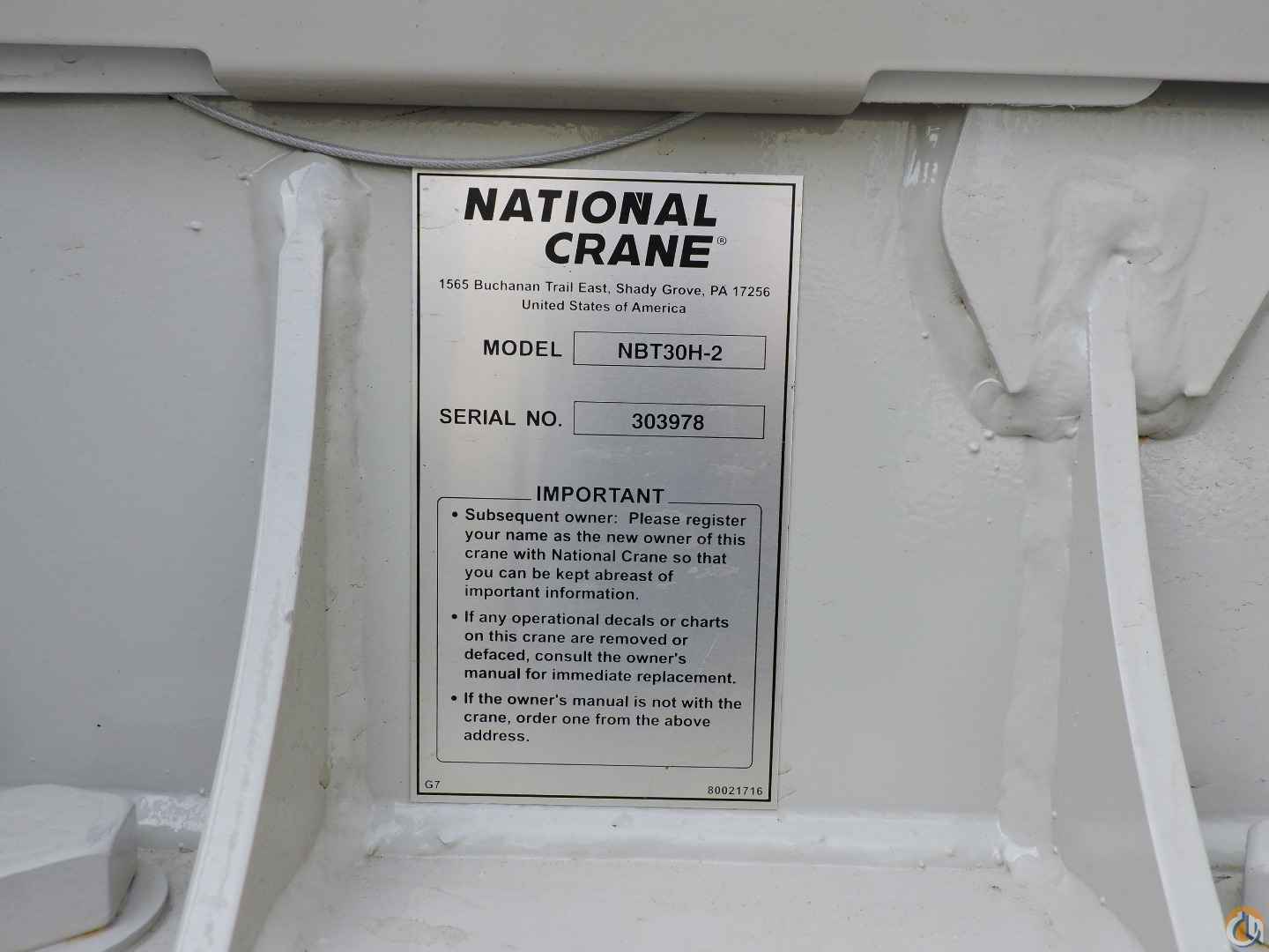 2026 National NBT30H-2 Boom Truck Crane for Sale in Hodgkins Illinois Crane Network image 5