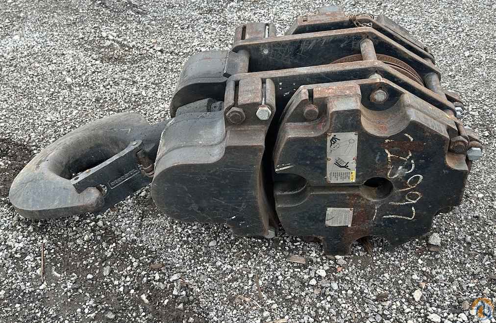 Hook Block, 55 ton, quick reeving, 5 sheaves Hook Block Part for Sale in Cleveland Ohio Crane Network image 1