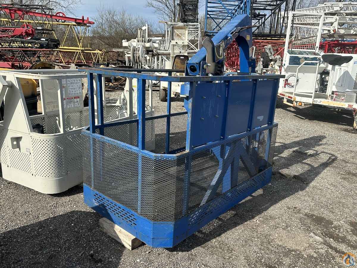 2-Man Quick Attach Rotating Steel Personnel Platform | Manitex Man Basket Man Baskets Part (Sold) in Solon Ohio Crane Network image 1