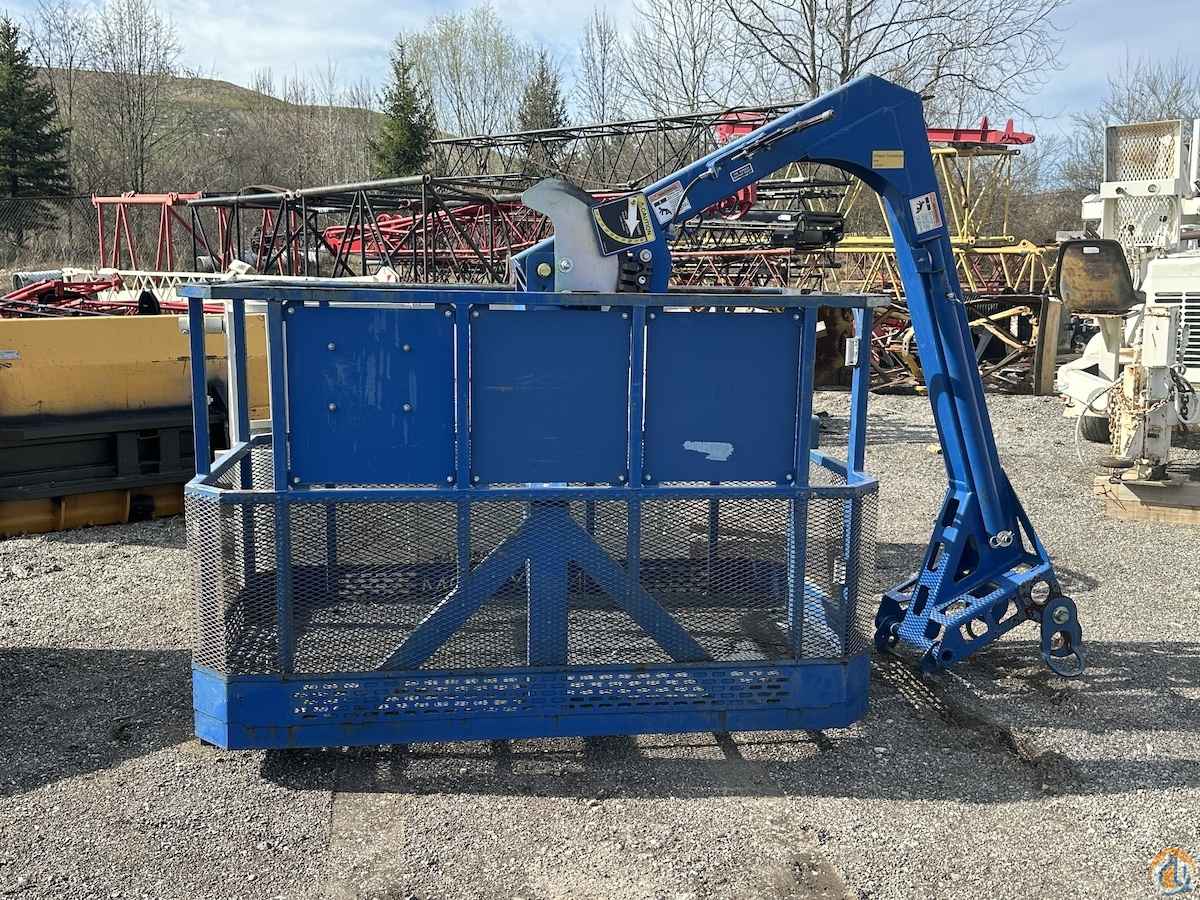2-Man Quick Attach Rotating Steel Personnel Platform | Manitex Man Basket Man Baskets Part (Sold) in Solon Ohio Crane Network image 0