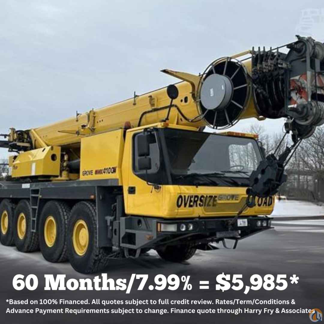 2009 Grove GMK4100B All Terrain Crane (Sold) in Ohio Crane Network image 0