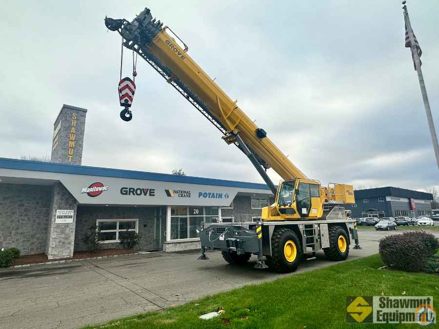 2023 Grove GRT655L Rough Terrain Crane for Rent in Manchester Connecticut Crane Network image 0