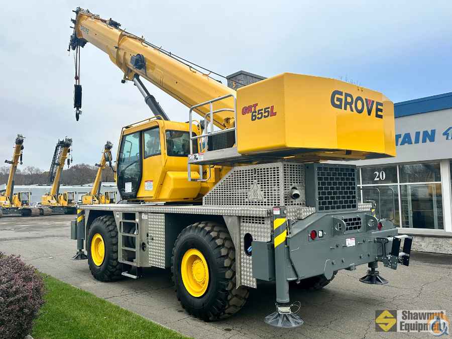 2023 Grove GRT655L Rough Terrain Crane for Rent in Manchester Connecticut Crane Network image 2
