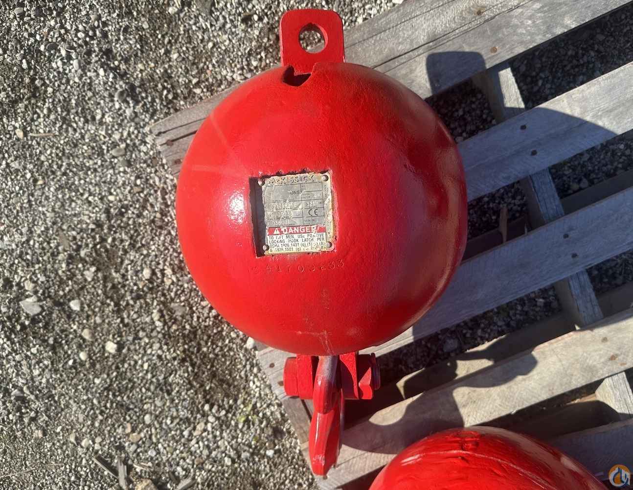 7 Ton Headache Ball Overhaul Hook Balls Part for Sale in Solon Ohio Crane Network image 0