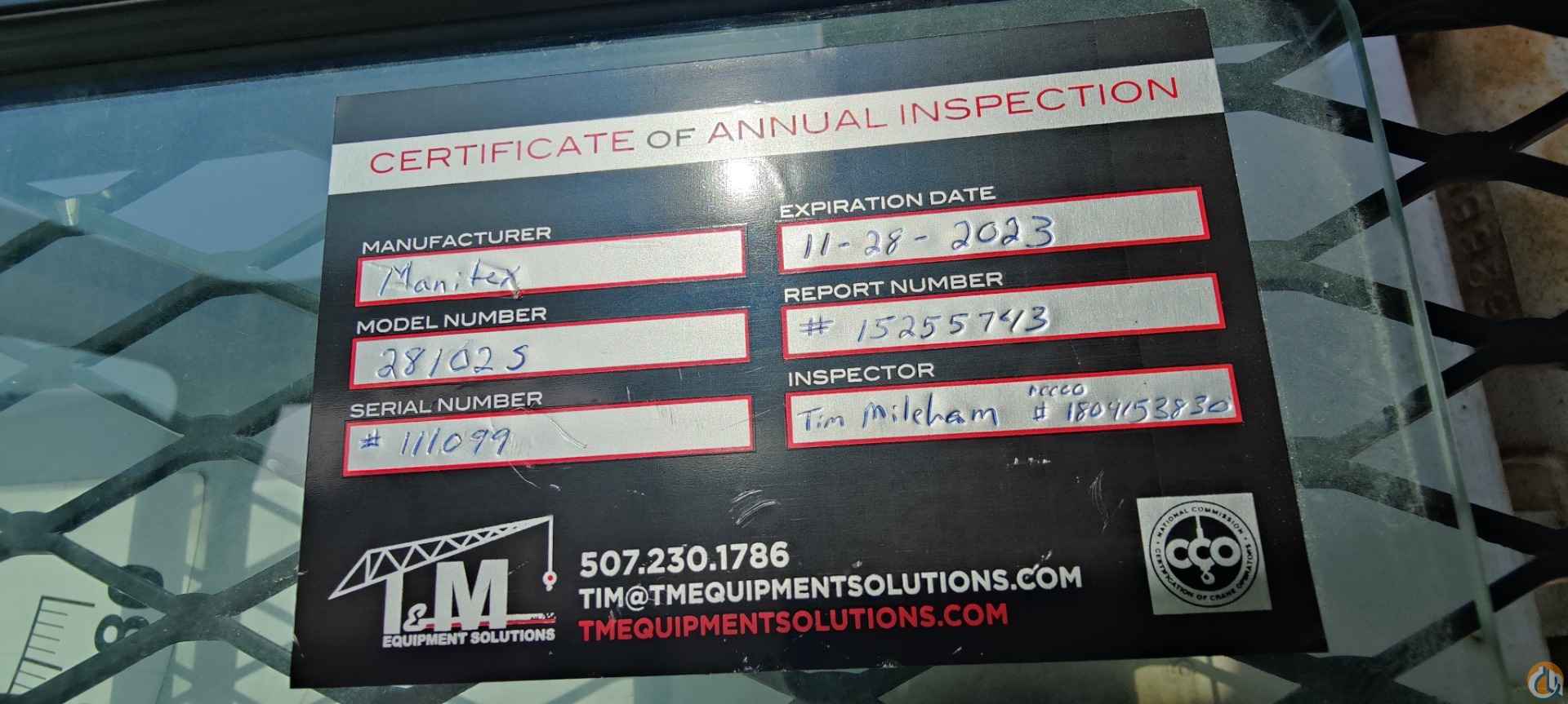 2005 Manitex 28102 S Boom Truck Crane (Sold) in Renville Minnesota Crane Network image 79