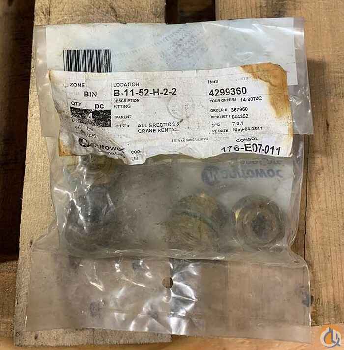 Fitting Bulkhead Adapt Adapter Part for Sale in Cleveland Ohio Crane Network image 1