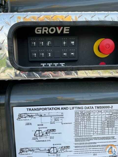 2024 Grove TMS9000-2 Truck Mounted Telescopic Boom Crane (Sold) in Shady Grove Pennsylvania Crane Network image 7