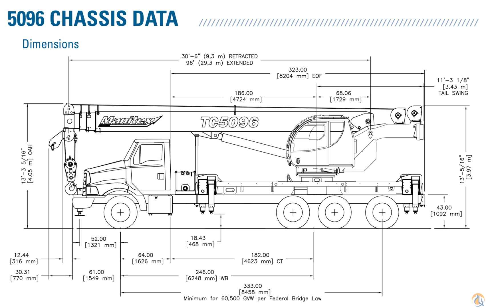 2013 MANITEX 50 TON 5096S 96’ 49’ SHORT WHEELBASE, UNBELIEVABLY NICE, FLORIDA Boom Truck Crane (Sold) in Fort Pierce Florida Crane Network image 4