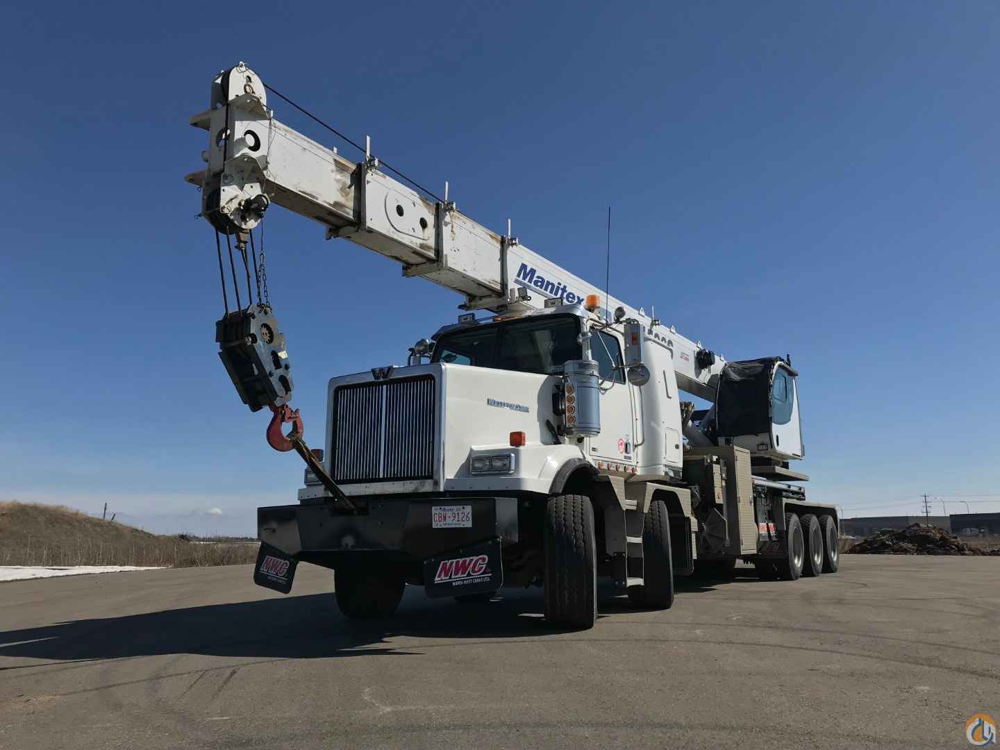 Reduced 2013 Manitex 4596T MANITEX BLOW OUT Boom Truck Crane (Sold) in Alberta Canada Crane Network image 1