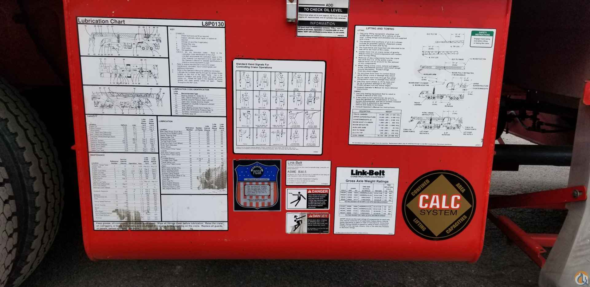 2007 Link Belt HTC-8660 II Truck Mounted Telescopic Boom Crane (Sold) in South Windsor Connecticut Crane Network image 13