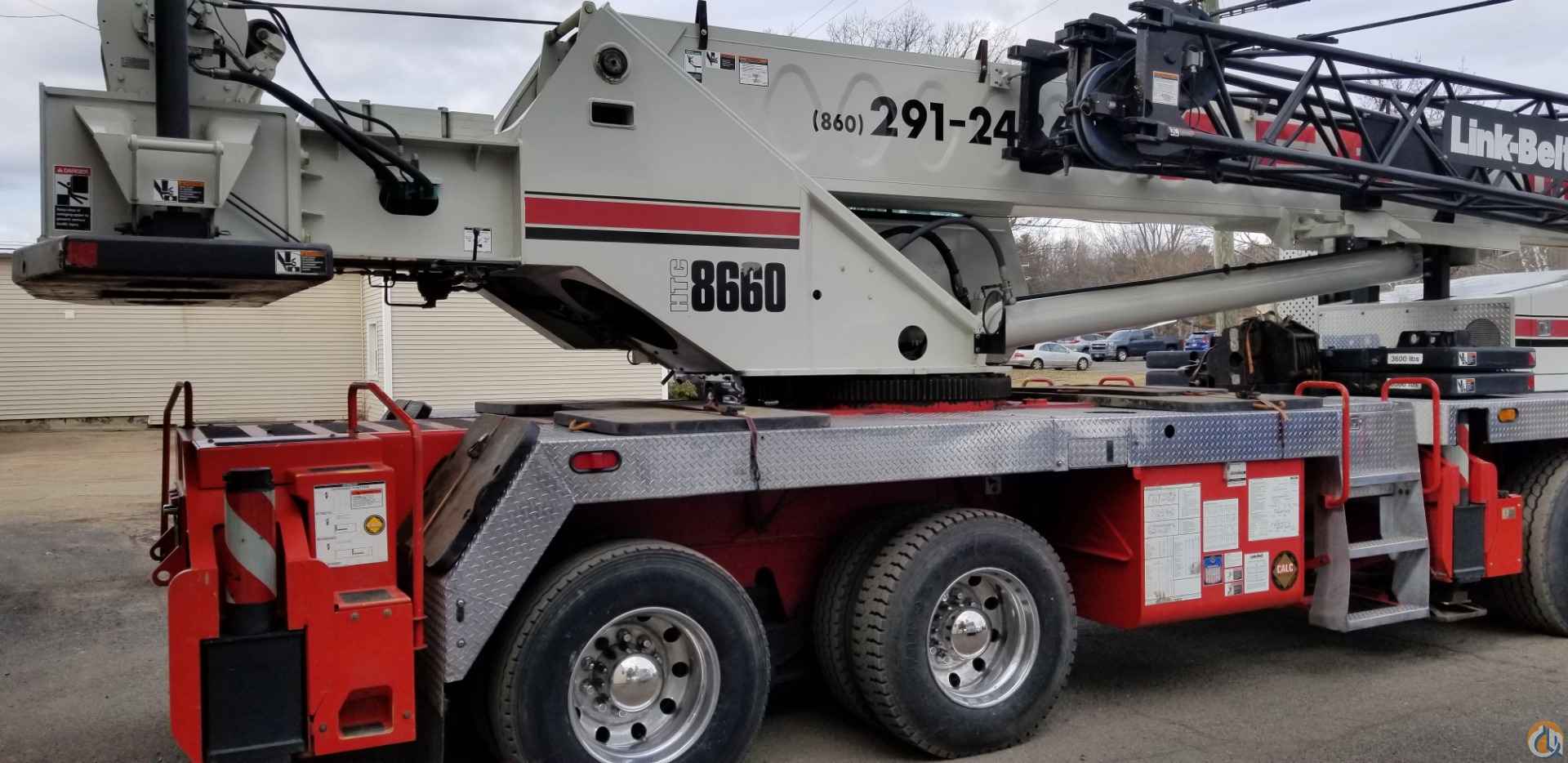 2007 Link Belt HTC-8660 II Truck Mounted Telescopic Boom Crane (Sold) in South Windsor Connecticut Crane Network image 19