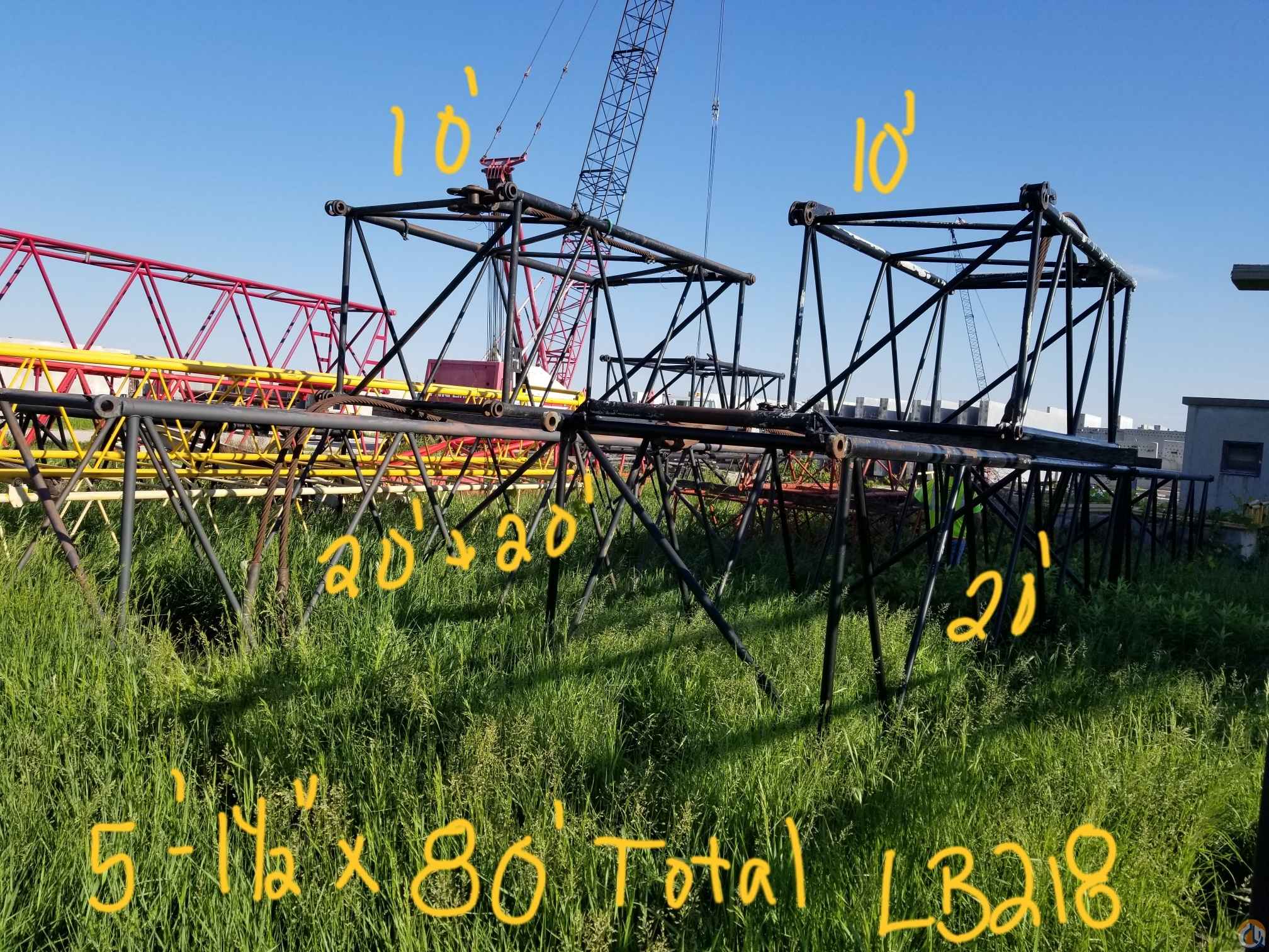 Link-Belt 100 Ton Truck Crane Main Boom sections Boom Sections Part for Sale in Wells Minnesota Crane Network image 1