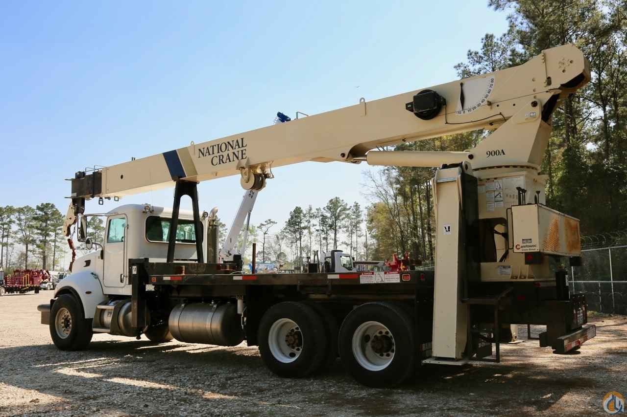 Used National 900A mounted to 2007 Peterbilt 340 chassis Boom Truck Crane (Sold) in Houston Texas Crane Network image 2