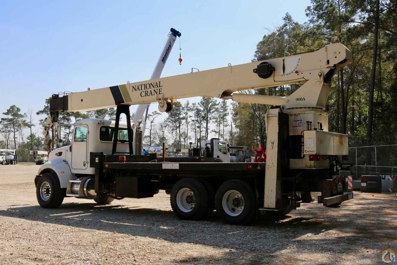 Used National 900A mounted to 2007 Peterbilt 340 chassis Boom Truck Crane (Sold) in Houston Texas Crane Network image 2