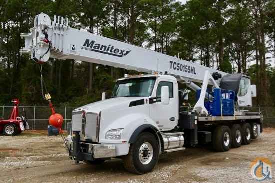 New Manitex TC50155SHL mounted to 2019 Kenworth T880 chassis Boom Truck Crane (Sold) in Houston Texas Crane Network image 0