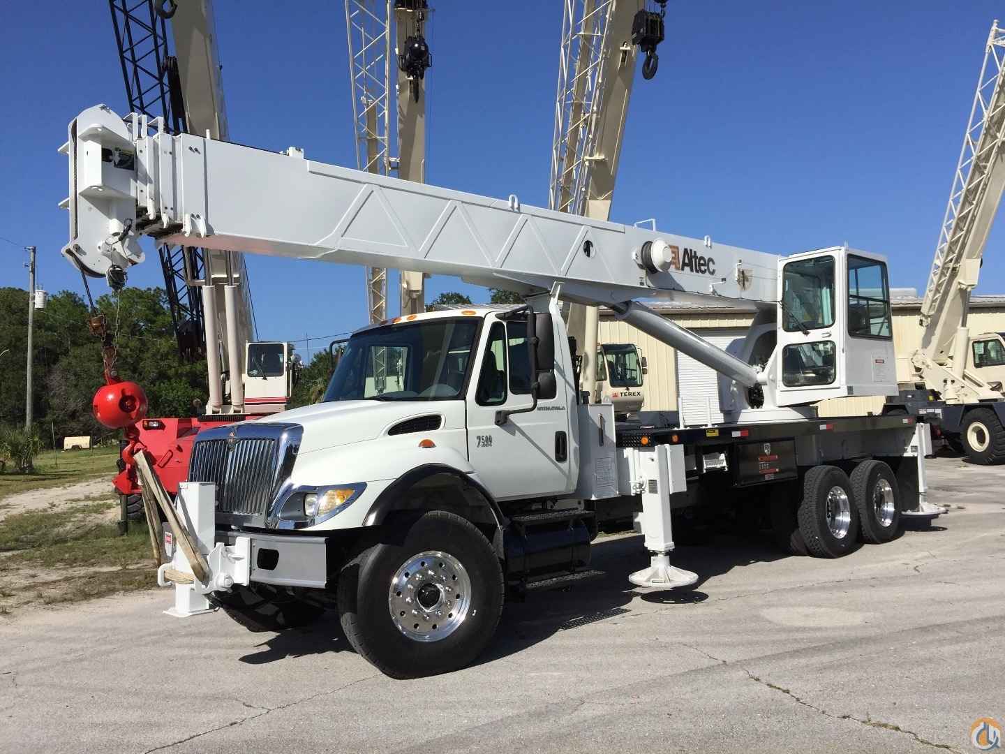 2007 INTERNATIONAL HT570 W/ ALTEC 38 ton AC38127S Boom Truck Crane (Sold) in Fort Pierce Florida Crane Network image 1