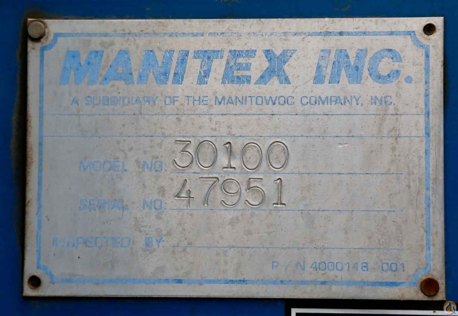 Used Manitex 30100 (30-ton) 100' 4-section telescopic boom truck mounted to 2001 Peterbilt 330 Boom Truck Crane (Sold) in Houston Texas Crane Network image 16