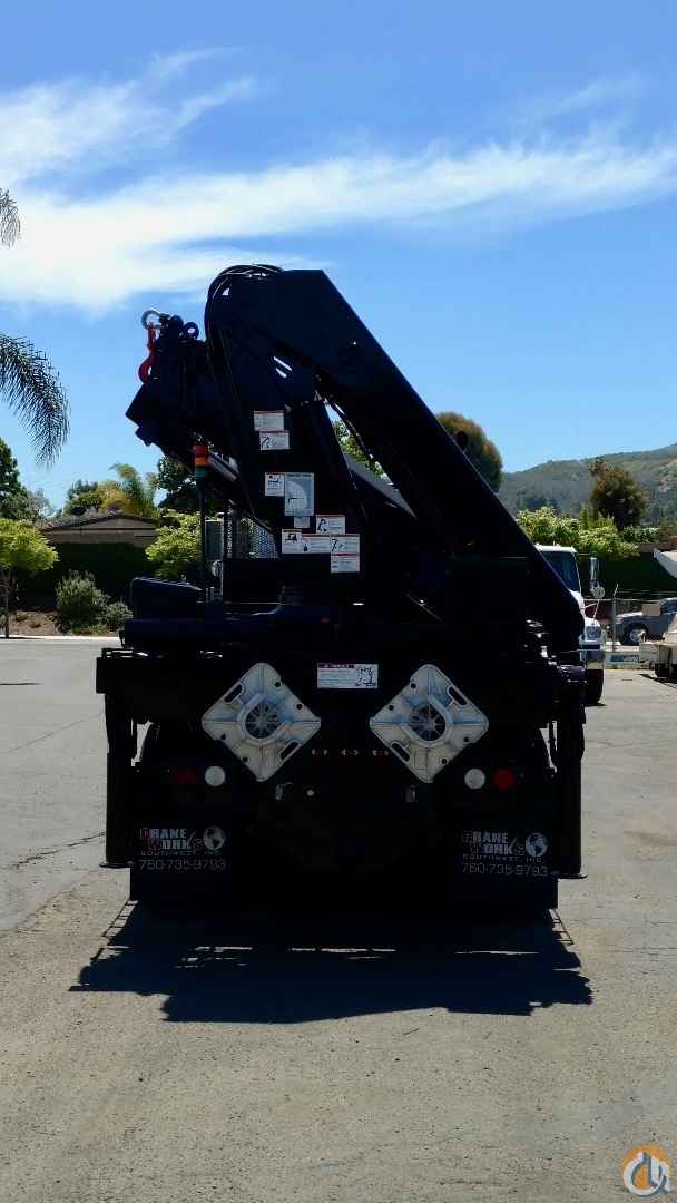 HIAB XS 288 EP-3 HiPro mounted to 2004 Kenworth T800 flatbed Mounted Knuckle Boom Crane (Sold) in San Marcos California Crane Network image 5