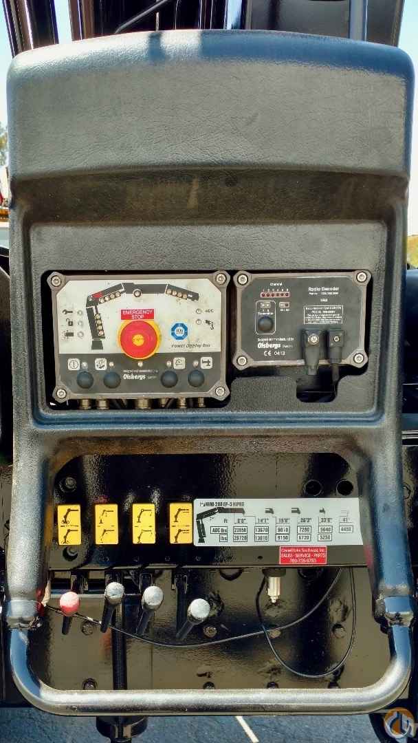 HIAB XS 288 EP-3 HiPro mounted to 2004 Kenworth T800 flatbed Mounted Knuckle Boom Crane (Sold) in San Marcos California Crane Network image 11