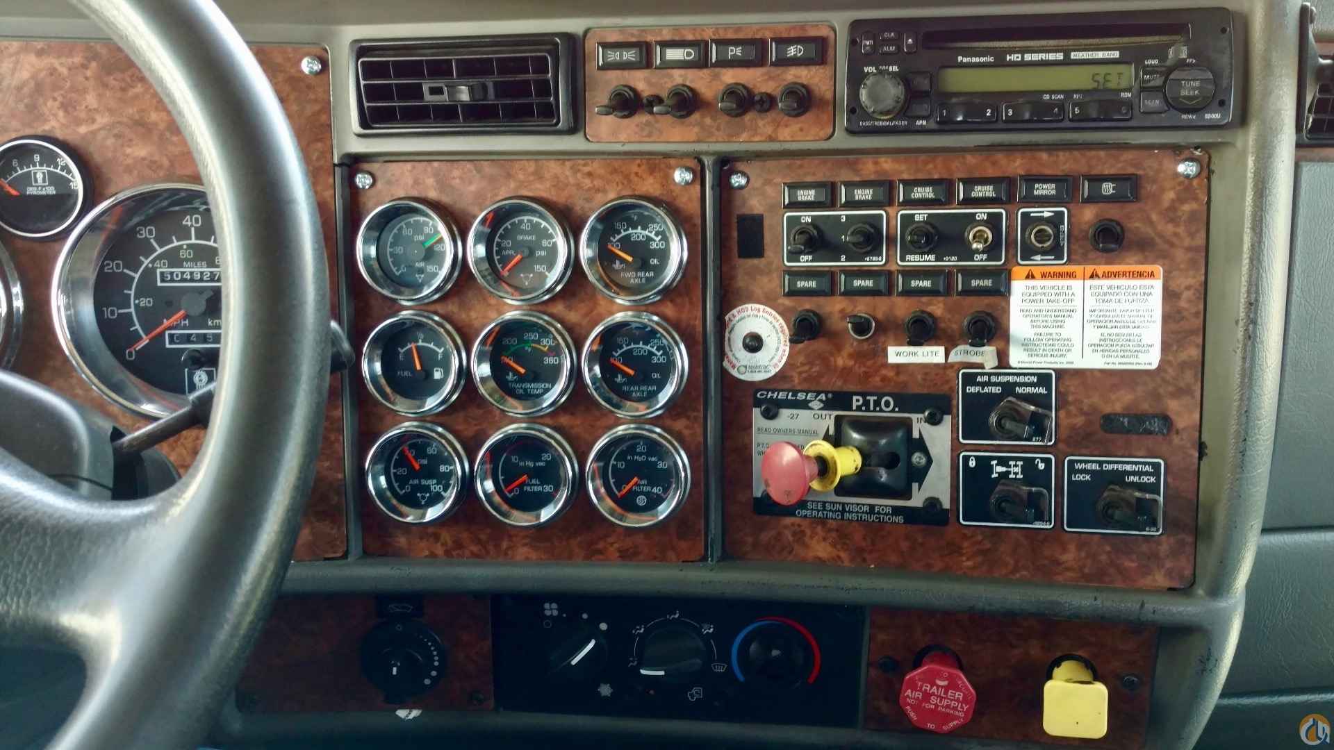 HIAB XS 288 EP-3 HiPro mounted to 2004 Kenworth T800 flatbed Mounted Knuckle Boom Crane (Sold) in San Marcos California Crane Network image 25