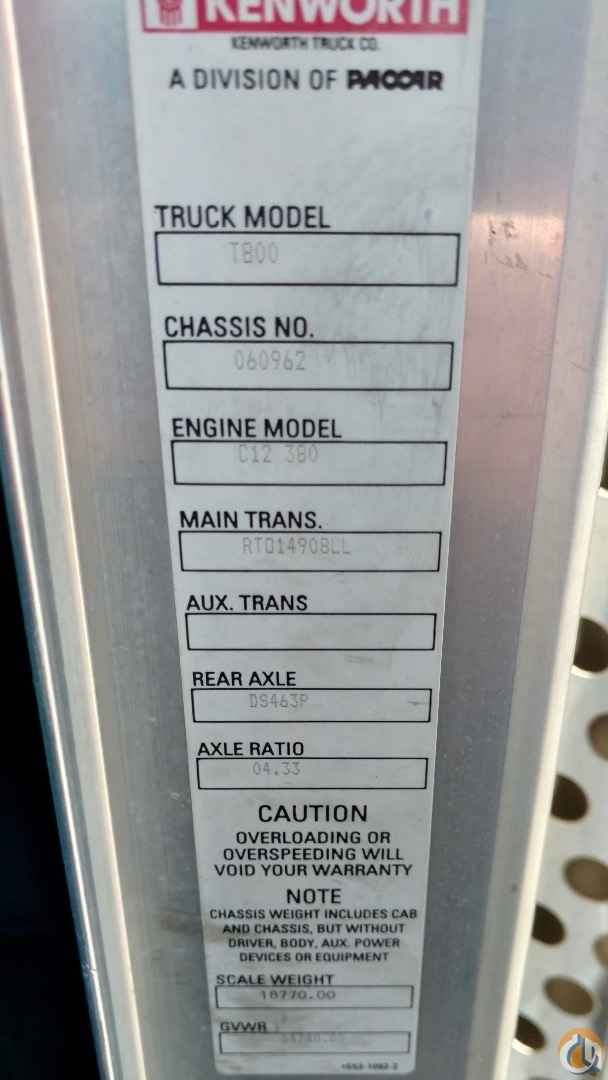 HIAB XS 288 EP-3 HiPro mounted to 2004 Kenworth T800 flatbed Mounted Knuckle Boom Crane (Sold) in San Marcos California Crane Network image 27