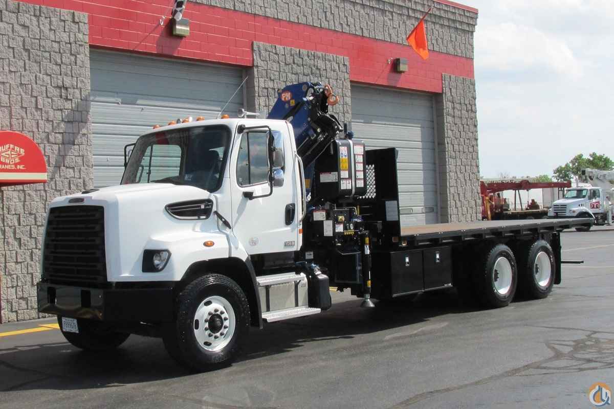 Demo PM 16523S on 2015 Freightliner 108SD Mounted Knuckle Boom Crane (Sold) in Milwaukee Wisconsin Crane Network image 0