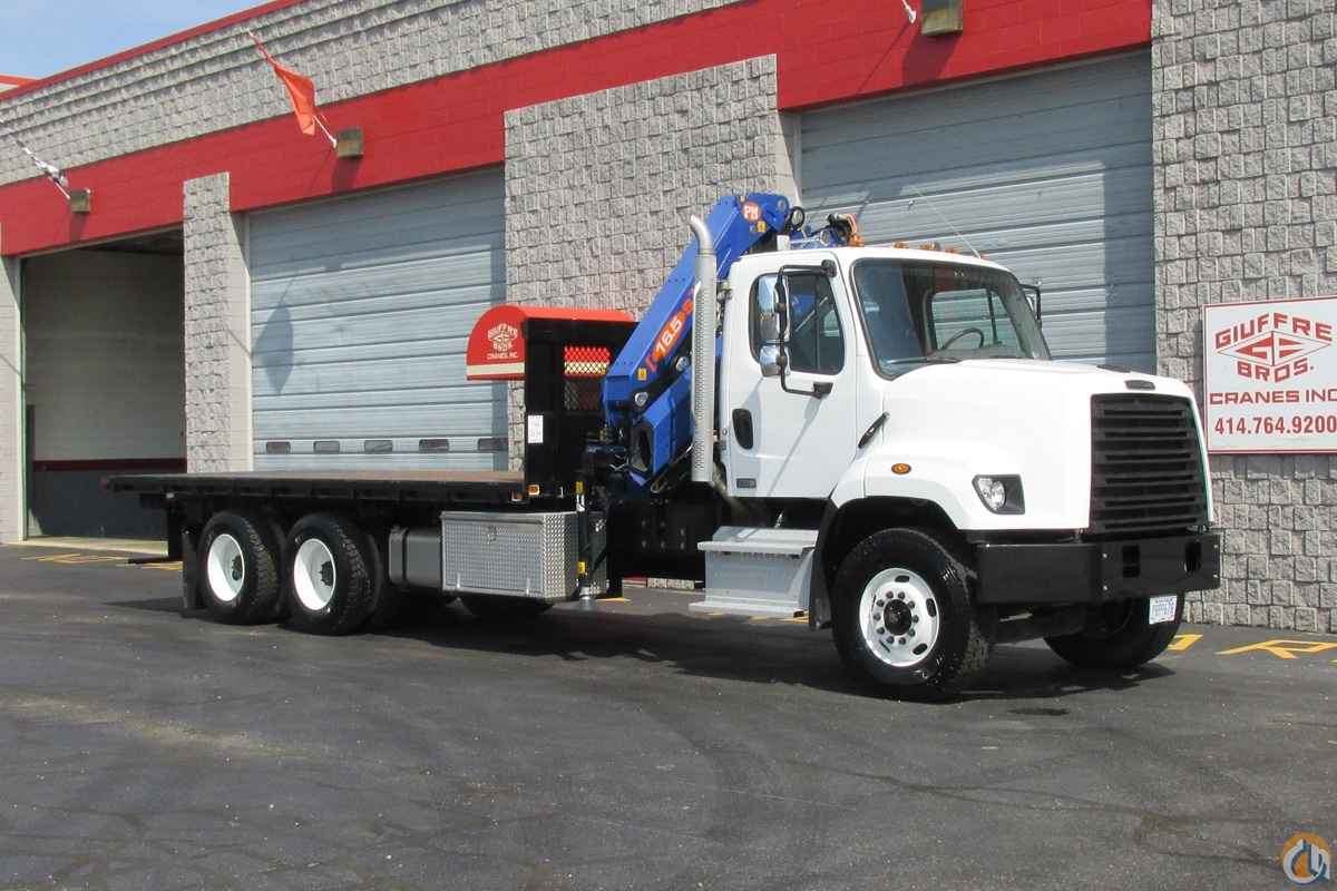 Demo PM 16523S on 2015 Freightliner 108SD Mounted Knuckle Boom Crane (Sold) in Milwaukee Wisconsin Crane Network image 1