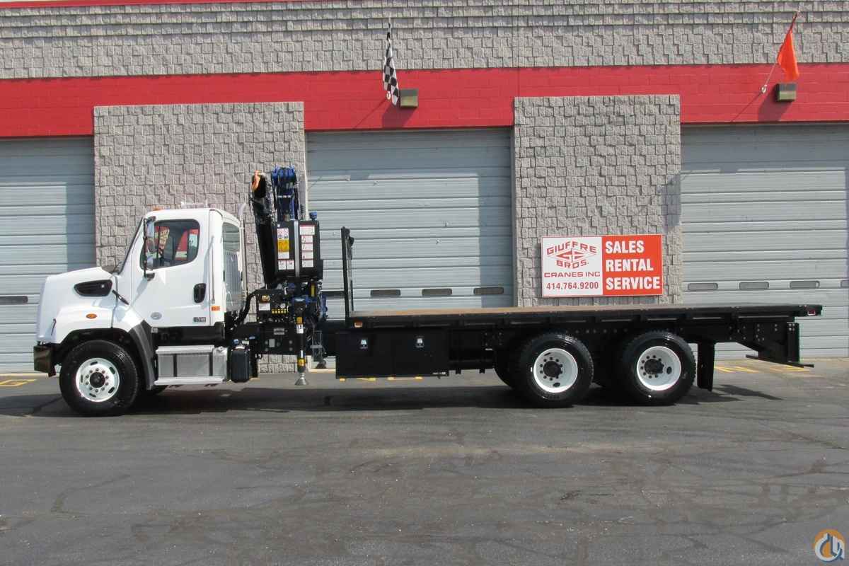 Demo PM 16523S on 2015 Freightliner 108SD Mounted Knuckle Boom Crane (Sold) in Milwaukee Wisconsin Crane Network image 2