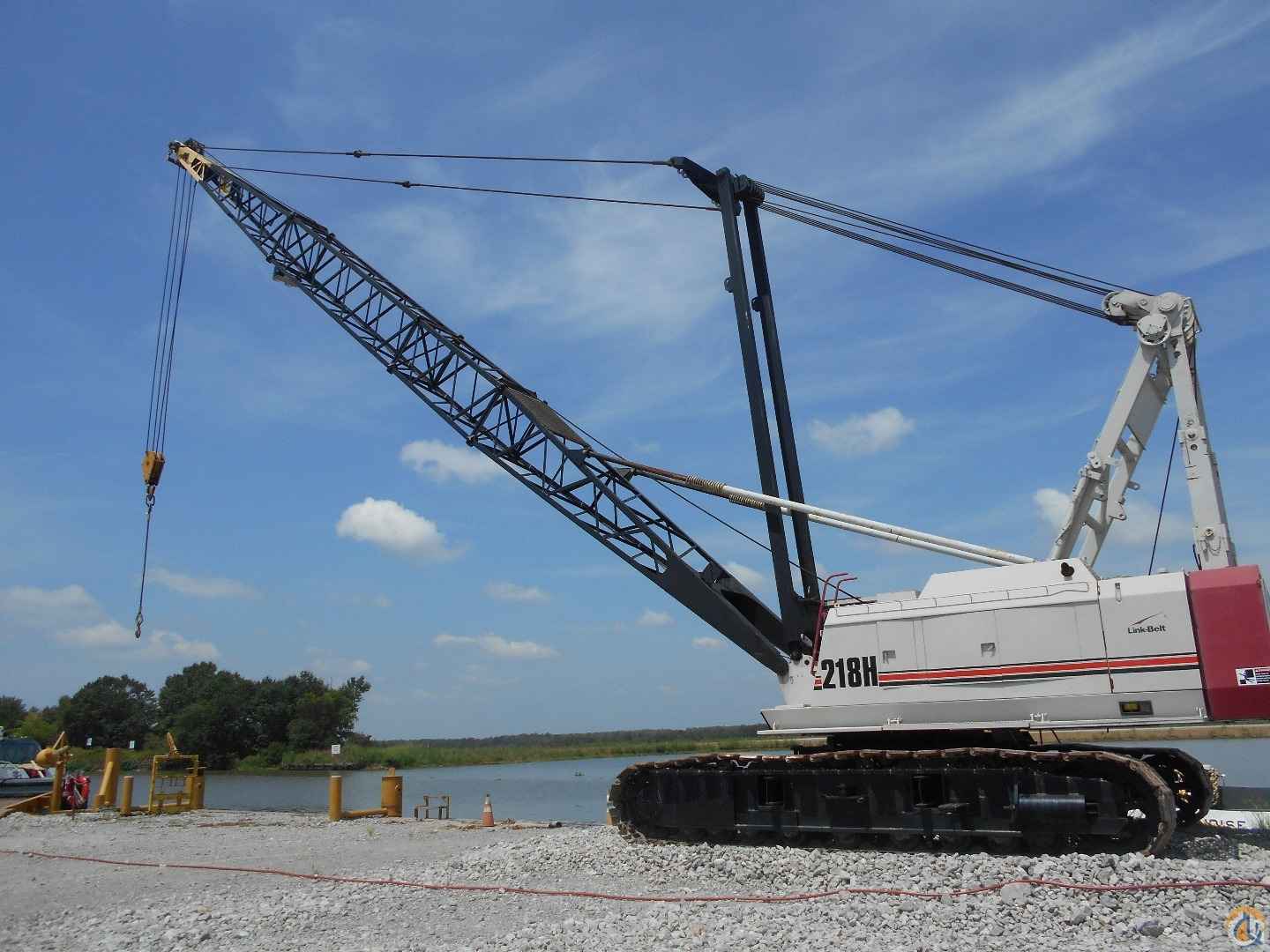 Link-Belt LS-218H 100 TON CAP CRANE Crawler Lattice Boom Crane (Sold) in Franklin Louisiana Crane Network image 1