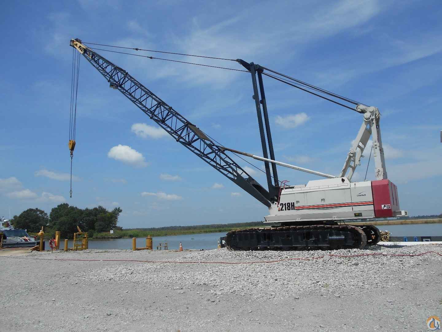 Link-Belt LS-218H 100 TON CAP CRANE Crawler Lattice Boom Crane (Sold) in Franklin Louisiana Crane Network image 2