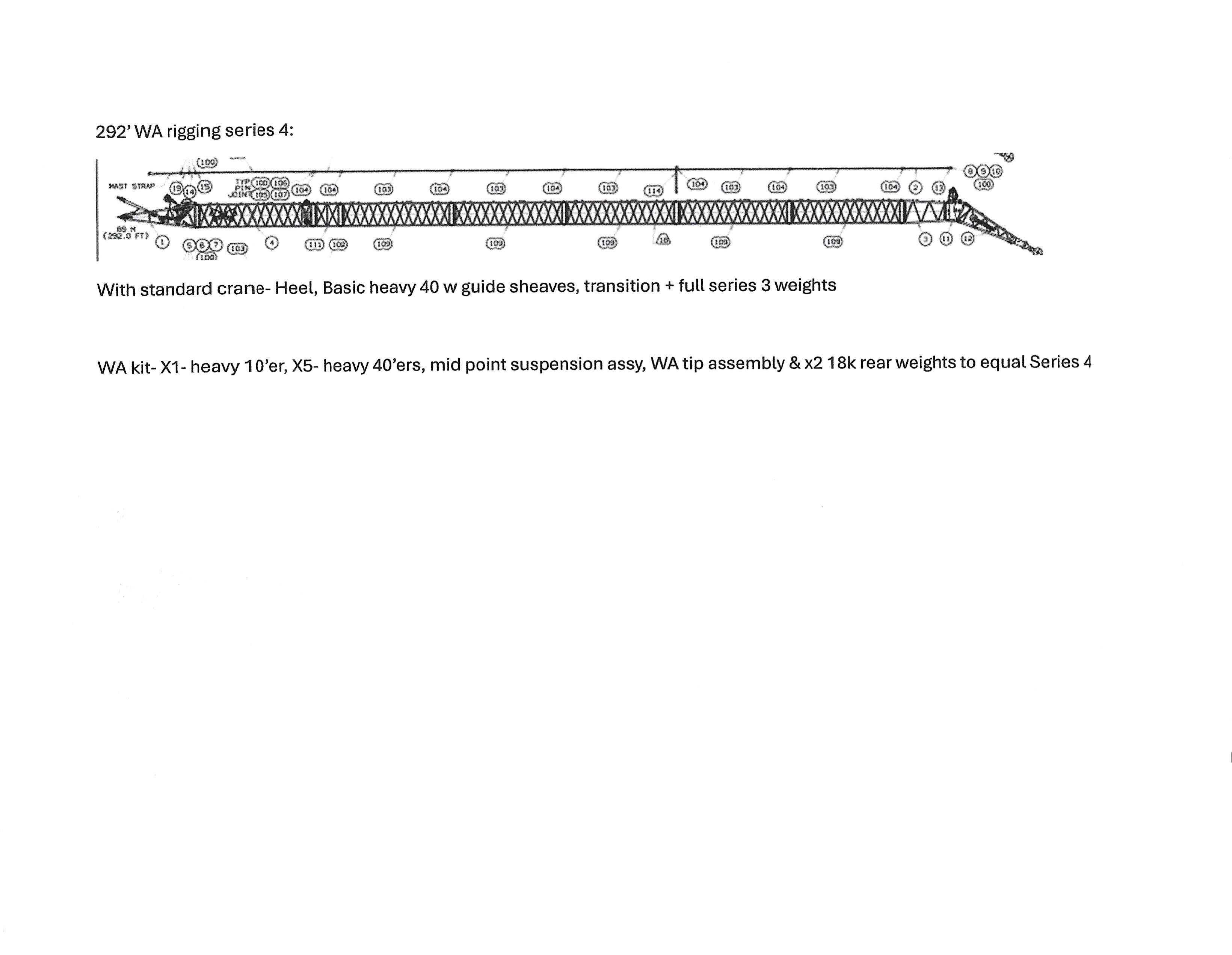 16000 WA Attachment Complete Boom Sections Part for Sale in Bedford Heights Ohio Crane Network image 7