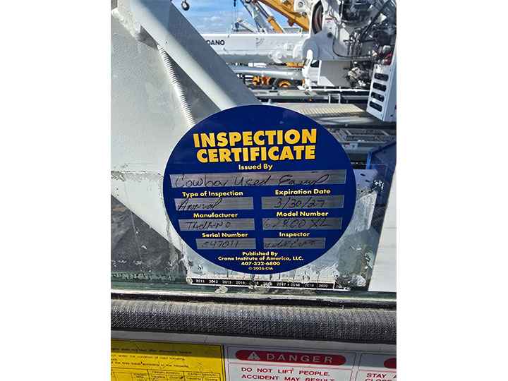 2009 Tadano GR-800XL-1 Rough Terrain Crane for Sale or Rent in Houston Texas Crane Network image 39