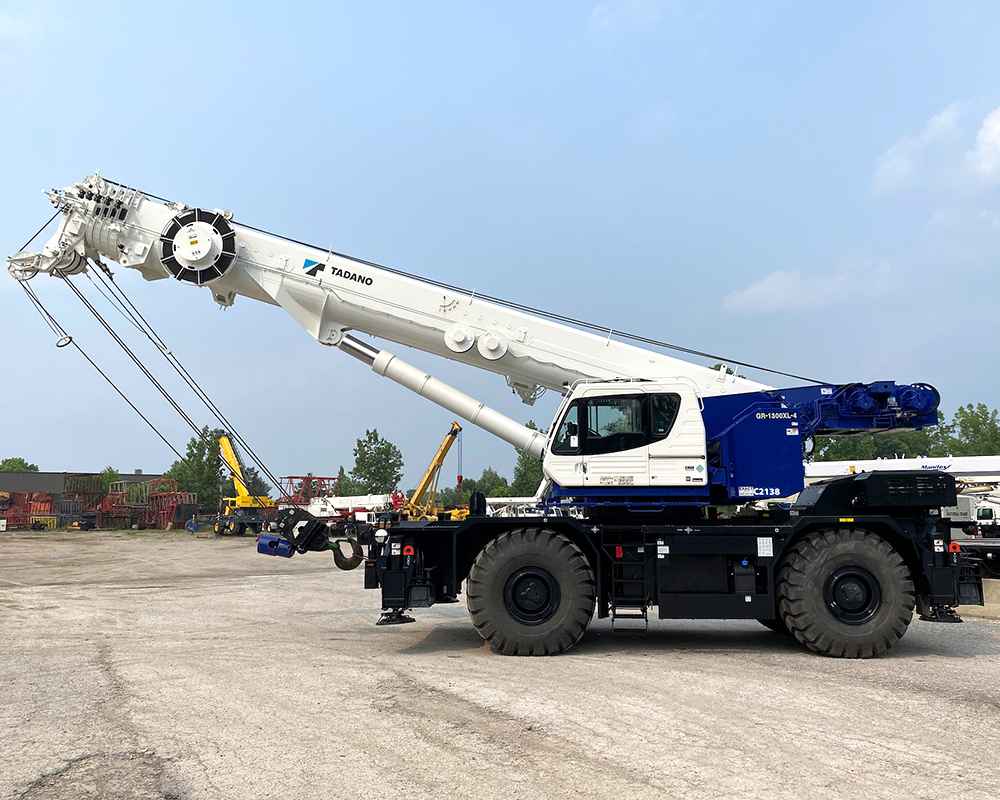 Tadano GR-1300XL-4 Rough Terrain Crane for Sale or Rent in Baltimore Maryland Crane Network image 2