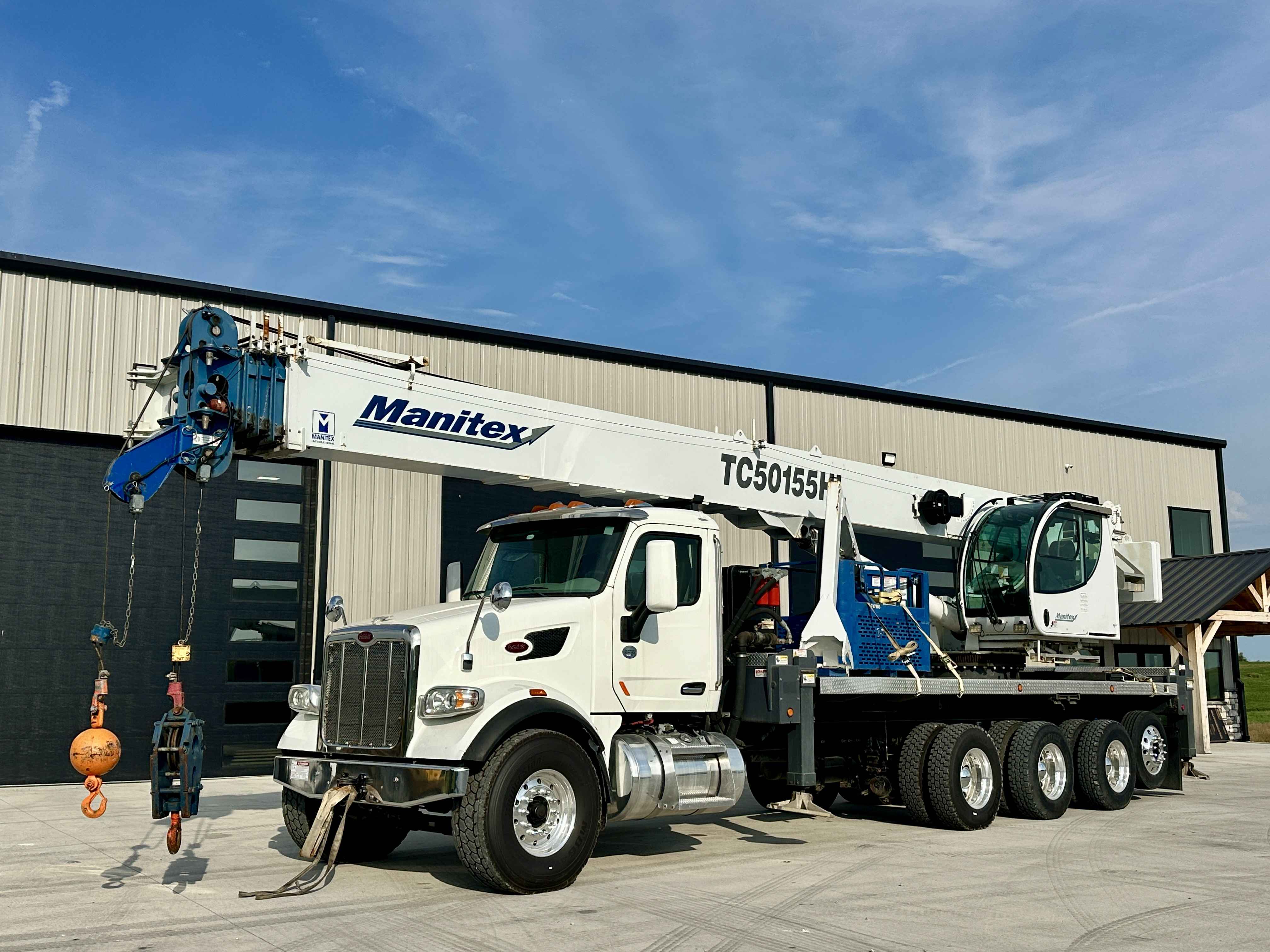 2018 Manitex TC50155HL Boom Truck Mounted Crane for Sale in Wellman Iowa Crane Network image 0